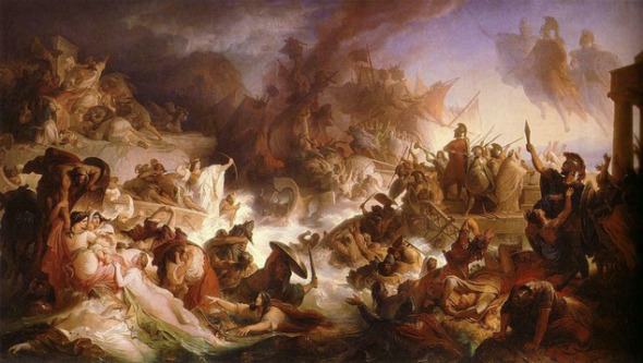 kaulbach-2c-wilhelm-von-die-seeschlacht-bei-salamis-1868-1